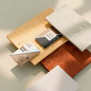 Création des cartes de visites pour la société DS Bois Design à Nivelles